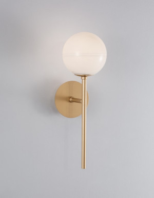 Outlet: Nova Luce Kinkiet 9960617 Cantona 1xg9 Brass Gold