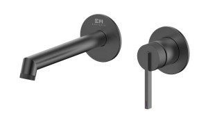 Emporia Ori 08012bn Bateria Umywalkowa Podtynkowa , 2 Rozety , Z Boxem , Gun Metal