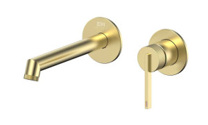 Emporia Ori 08012gn-p Bateria Umywalkowa Podtynkowa , 2 Rozety , Z Boxem , Powłoka Pvd , Złoty Szczotkowany