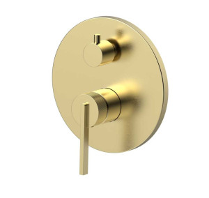 Emporia Ori 08042gn Bateria Wannowo-prysznicowa Podtynkowa , Z Boxem 3-wyjściowym , Złoty Szczotkowany