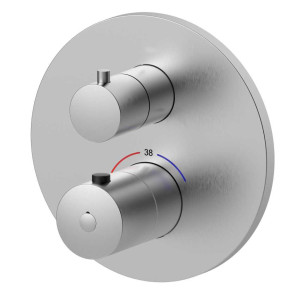 Emporia Ori 08043bn Bateria Wannowo-prysznicowa Termostatyczna , Podtynkowa , Z Boxem 3-wyjściowym , Nikiel Szczotkowany