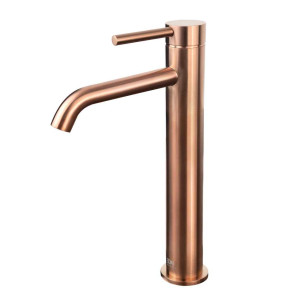 Outlet: Emporia Fly 03011brg Bateria Umywalkowa Wysoka , Miedź Szczotkowana