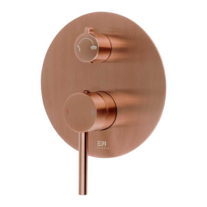 Emporia Fly 03042brg Bateria Wannowo-prysznicowa Podtynkowa , Z Boxem 2-wyjściowym , Miedź Szczotkowana