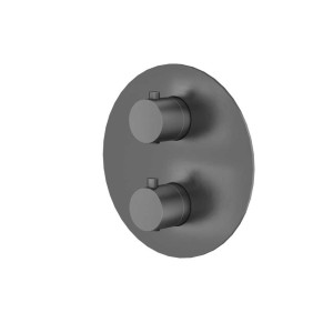 Emporia Fly 03043bn Bateria Wannowo-prysznicowa Termostatyczna , Podtynkowa , Z Boxem 2-wyjściowym , Gun Metal