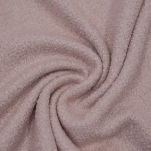 Konsultacje z krawcową - Tkanina boucle kolor jasny róż TextileClub 