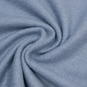 Konsultacje z krawcową - Tkanina boucle kolor jasny błękit TextileClub 