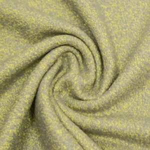 Konsultacje z krawcową - Tkanina boucle kolor zielony melanż TextileClub 