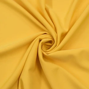 Konsultacje z krawcową - Tkanina jumbo bi-stretch kolor żółty TextileClub 