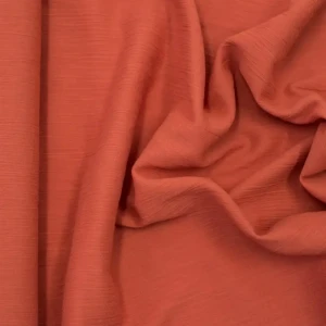 Konsultacje z krawcową - Tkanina etamina - rudy TextileClub 