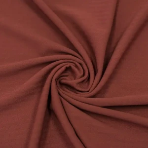 Konsultacje z krawcową - Tkanina elastyczna omo jodełka - ceglany TextileClub 