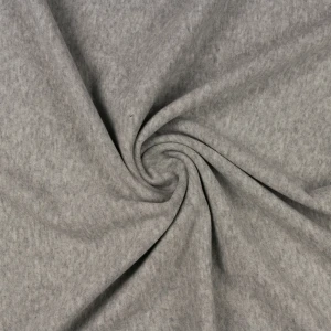 Konsultacje z krawcową - Dresówka pętelka kolor jasnoszary melanż z mieniącą się nitką TextileClub 