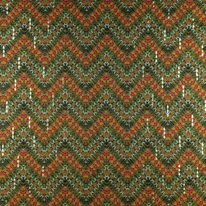 Konsultacje z krawcową - Dzianina ity wzór jedełka odcienie pomarańczowego TextileClub 