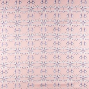 Konsultacje z krawcową - Szyfon jedwabny wzór geometryczny kolor różowy TextileClub 