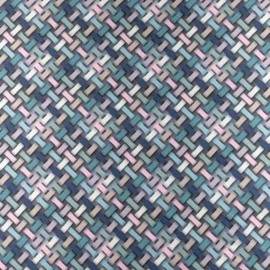 Konsultacje z krawcową - Szyfon jedwabny wzór plecionka odcienie różowego TextileClub 