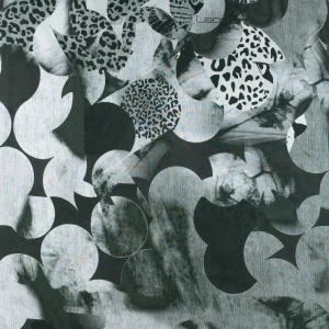 Konsultacje z krawcową - Tkanina wiskoza wzór panterka odcienie szarości TextileClub 