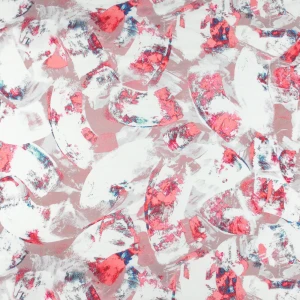 Konsultacje z krawcową - Barbie marchiano wzór mazany tło ecru TextileClub 