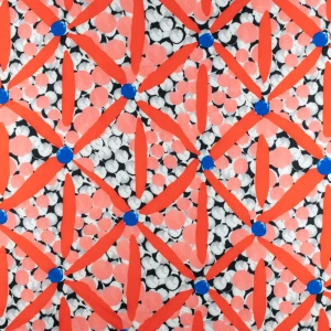 Konsultacje z krawcową - Barbie marchiano wzór grochy w odcieniach różowego TextileClub 