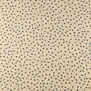Konsultacje z krawcową - Tkanina szyfon wzór czarne groszki na kremowym tle TextileClub 