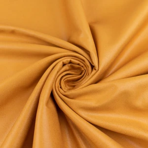 Konsultacje z krawcową - Tkanina wiskoza nabłyszczany kolor musztardowy TextileClub 
