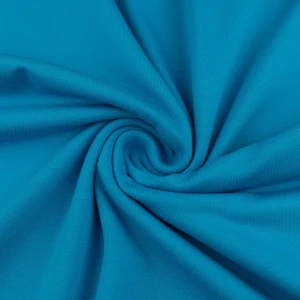 Konsultacje z krawcową - Dzianina bawełniana organiczna kolor smerfowy TextileClub 