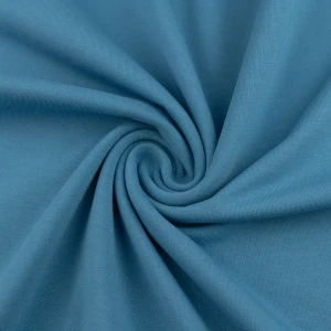 Konsultacje z krawcową - Dzianina bawełniana organiczna kolor jeans TextileClub 