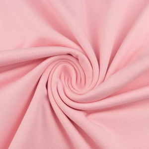 Konsultacje z krawcową - Dzianina bawełniana organiczna kolor jasny różowy TextileClub 