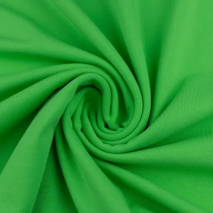 Konsultacje z krawcową - Dzianina bawełniana organiczna kolor limonkowy TextileClub 