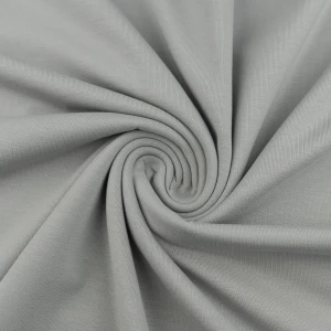 Konsultacje z krawcową - Dzianina bawełniana organiczna kolor szary TextileClub 