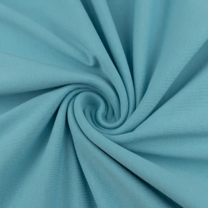 Konsultacje z krawcową - Dzianina bawełniana organiczna kolor ciemny błękit TextileClub 