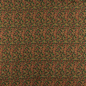 Konsultacje z krawcową - Tkanina szyfon wzór łączka kwiatowa odcienie czerwieni TextileClub 