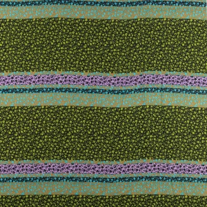 Konsultacje z krawcową - Tkanina szyfon wzór oliwkowe kwiatki na czarnym tle TextileClub 