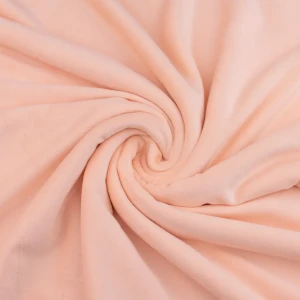 Konsultacje z krawcową - Dzianina welurowa soft kolor pudrowy róż TextileClub 