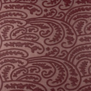Konsultacje z krawcową - Koronka materiał w kwiaty kolor bordowy TextileClub 