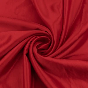 Konsultacje z krawcową - Tkanina satyna karmel kolor czerwony TextileClub 