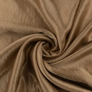Konsultacje z krawcową - Tkanina satyna karmel kolor ciemny beż TextileClub 