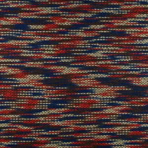 Konsultacje z krawcową - Dzianina swetrowa wzór mazany kolor czerwony TextileClub 