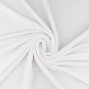 Welur velvet soft, biały TextileClub 