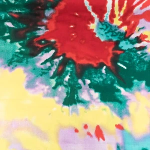 Tkanina wiskoza tie dye kolor zielony TextileClub 