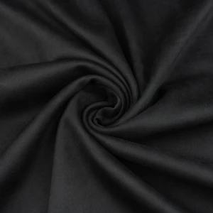 Zamsz materiał czarny TextileClub 