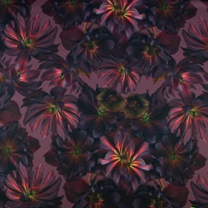 Dzianina dresówka kwiaty TextileClub 