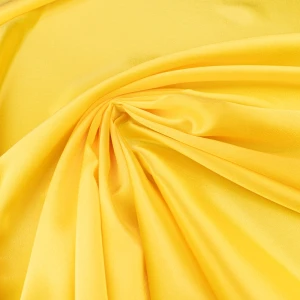 Tkanina satyna krepa kolor żółty TextileClub 