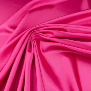 Tkanina satyna krepa kolor różowy TextileClub 