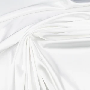 Konsultacje z krawcową - Tkanina satyna - biały TextileClub 