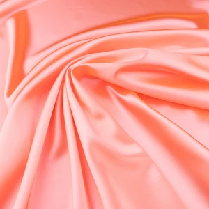 Konsultacje z krawcową - Tkanina satyna - neonowy róż TextileClub 