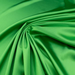 Konsultacje z krawcową - Tkanina satyna - zielony TextileClub 