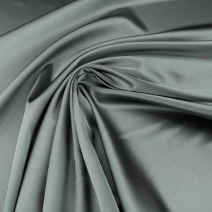 Konsultacje z krawcową - Tkanina satyna - szary TextileClub 