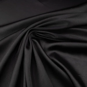 Konsultacje z krawcową - Tkanina satyna - czarny TextileClub 