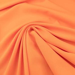 Konsultacje z krawcową - Tkanina panama pomarańczowy TextileClub 