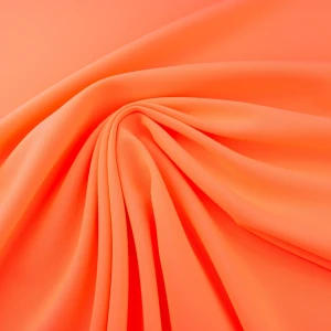 Tkanina panama kolor pomarańczowy neonowy TextileClub 