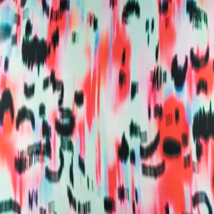 Tkanina wiskoza twill wzór mazany kolor miętowy TextileClub 